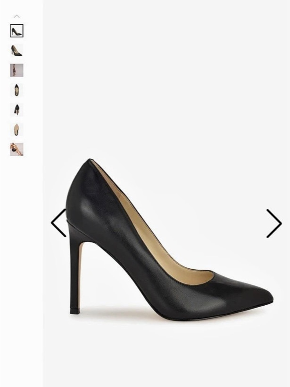 Nine West Tatiana Pointed Toe Pump Black High Heel